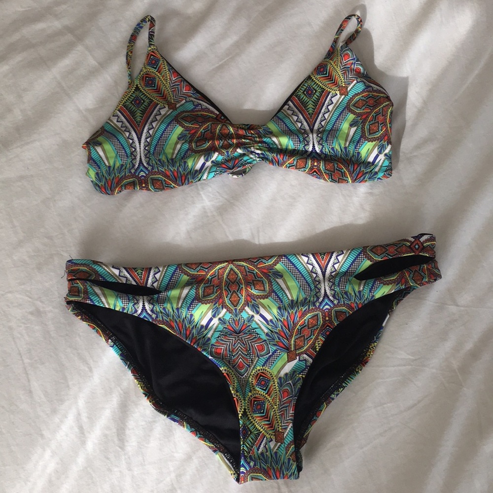 Woman’s two piece swimsuit